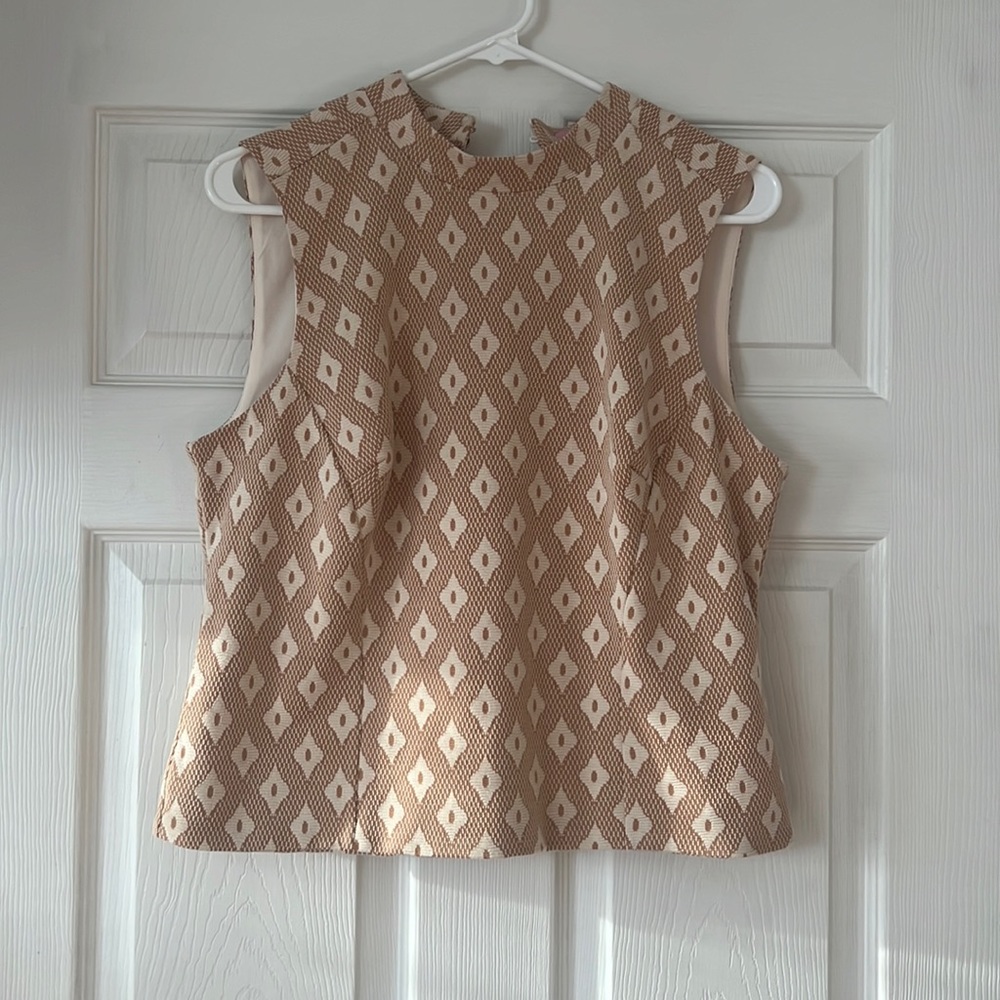 Eva Franco at Anthropologie pattern wide tank